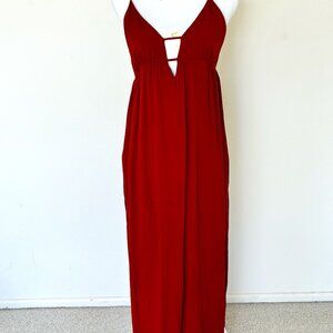 Burnt Sienna Maxi Dress Size Small